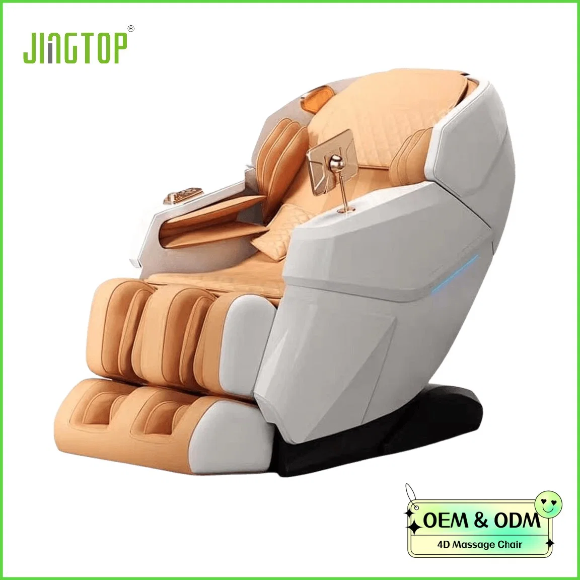 Fatura de IA de luxo Zero Gravity 3D da Jingtop Electric de corpo inteiro Cadeira de massagem com aplicação de gota