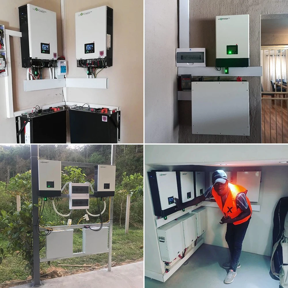 Inversores de potência solar Lux Hybrid de 3 kw e 5 kw e 220 V Com bateria de lítio para casa