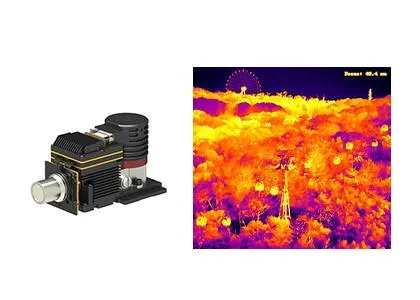 Cooled 640x512 Thermal Imaging Camera Module with Fixed Zoom 25mm/F2 Infrared Lens