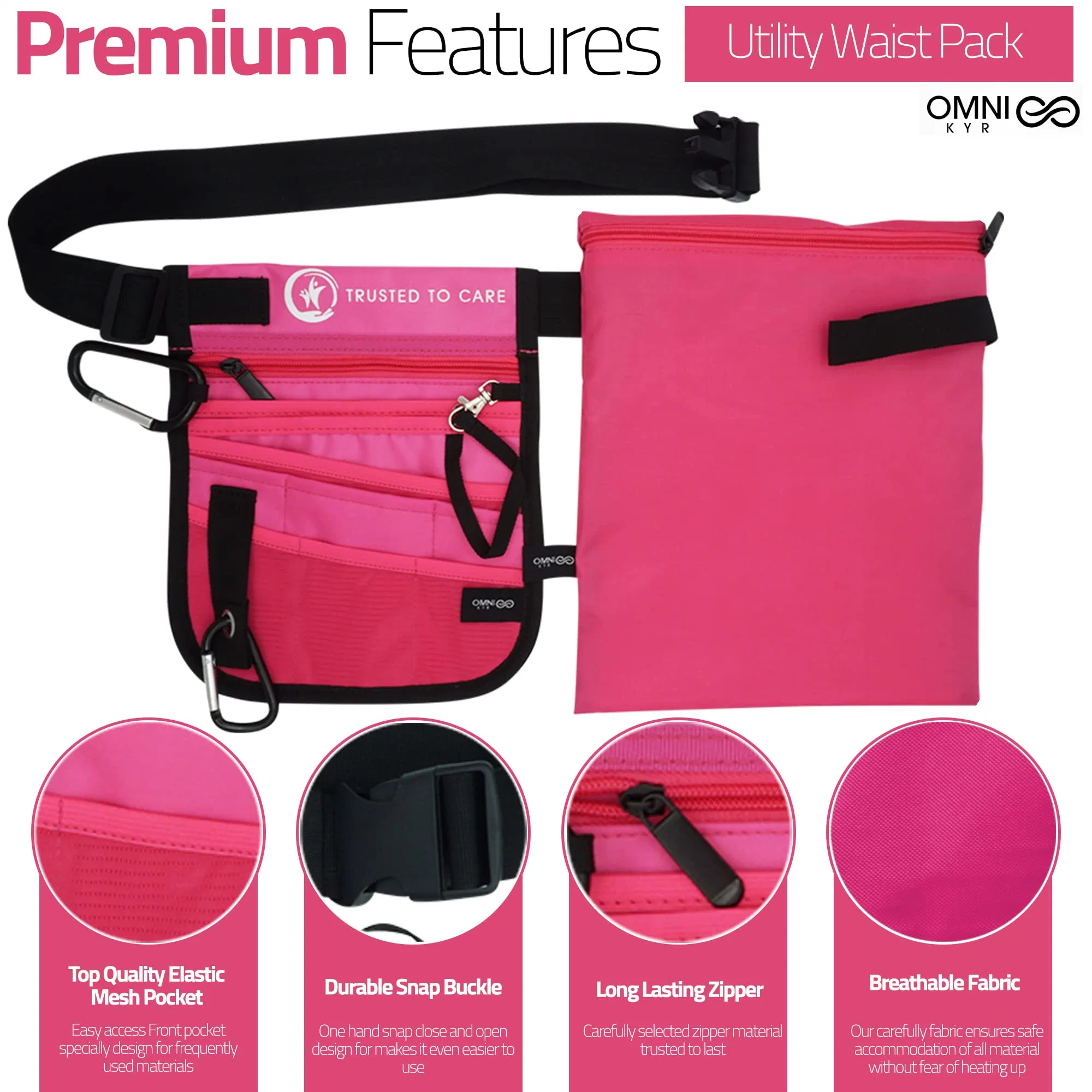 L'infirmière Fanny Pack pour les femmes l'infirmière parfaite des cadeaux pour les femmes Infirmière en soins infirmiers de la courroie d'outils Fanny Pack pour les infirmières et infirmiers Infirmière Fanny Pack infirmière Organiser de la courroie de l'organiseur