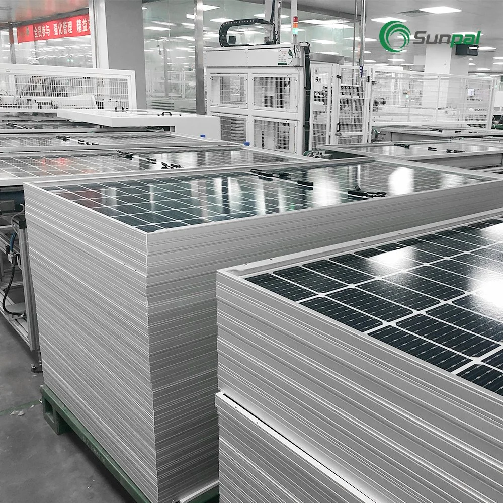 Corte de alta eficiencia de la mitad de las células 132 de 470 W 475W 480W 485W 490W Mono la hoja trasera transparente los paneles solares con la certificación CE