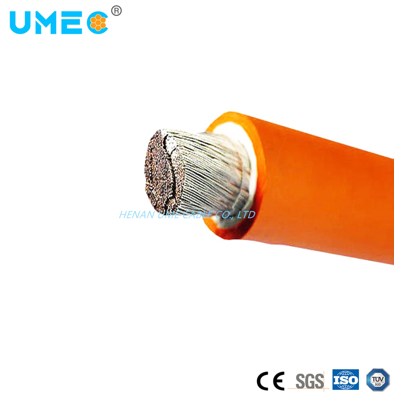 Electric Arc Welding Cable Soft Copper Conductor PVC Elastomers Insulation H01n2-D Electric Cable