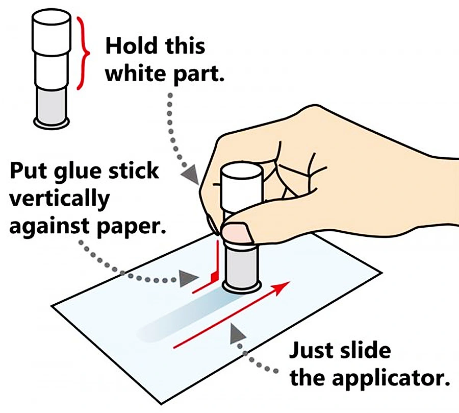 8g Solid Adhesive for Office Stationery White Glue Sticks for Paper