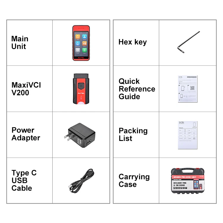 Autel Maxitpms600 Complete su servicio y diagnóstico TPMS Tablet 2022 comprobador de presión de neumáticos