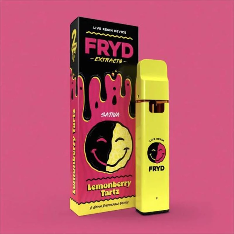 Fryd extrai cigarros e, recarregável, a caneta de papel descartável de 2,0 ml é descartável Dispositivo cartuchos vazios de 350 mAh dispositivos de óleo Fryd