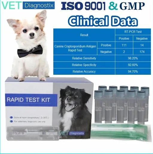 Canine Cryptosporidium Antigen Test rapide Canivet Crypto AG Test