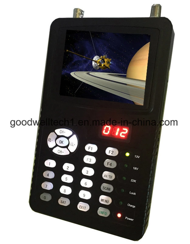 3.5" Digital Satellite with LCD Monitor Support CCTV Camera Testing