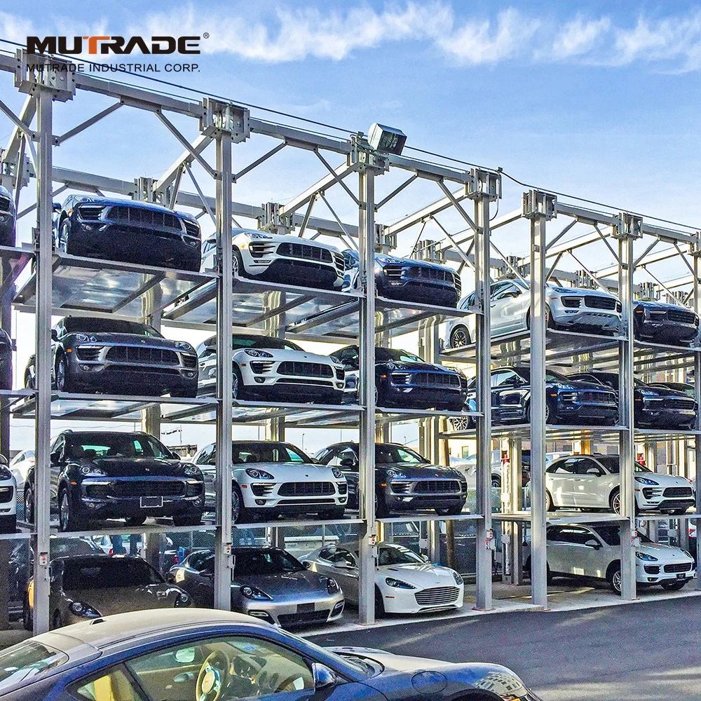 Four Post Vertical Parking Car Storage Parking Lift