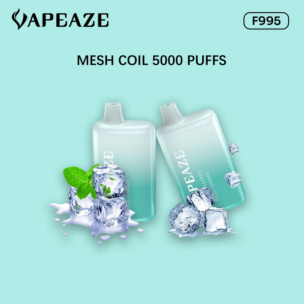 Vapeaze OEM/ODM Disposable/Chargeable Refilling Vape with 6000 Puffs Fruit Flavors Factory Disposable/Chargeable Electronic