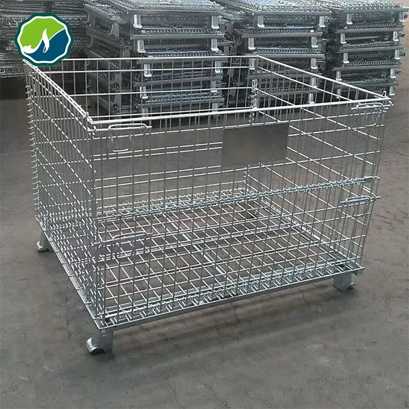 Stainless Steel Pallet Box Cage Wire Mesh Cage Box Container Pallet