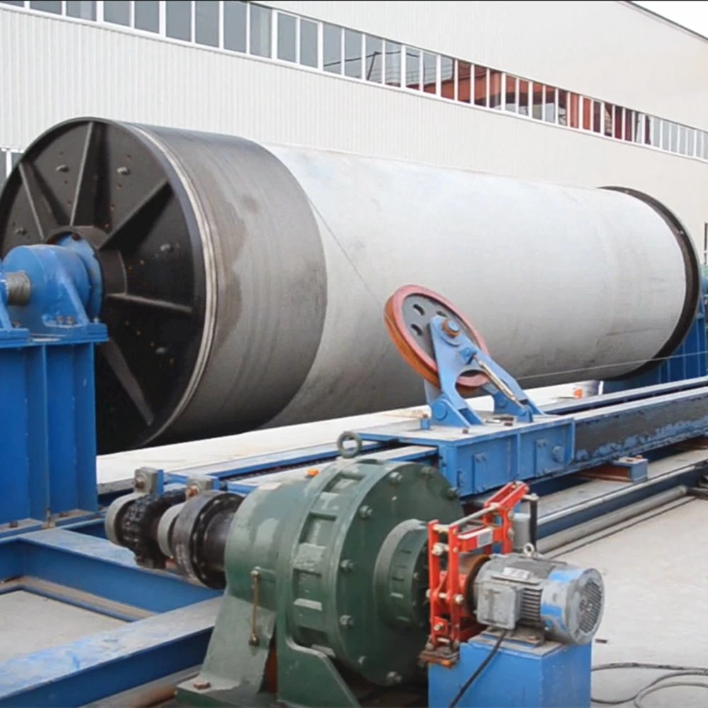 Concrete Pipe Machine Rcp Reinforced Concrete Pipe Wire Wrap Equipment