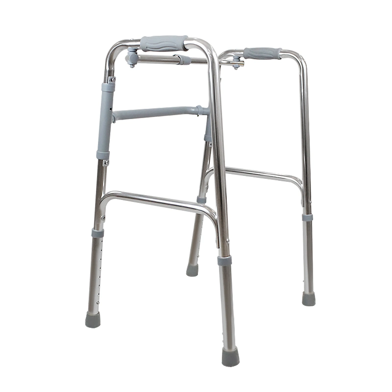 Aluminum Folding Rollator Walker Mobility Aids Lightweight Walking Aids Walking Frame