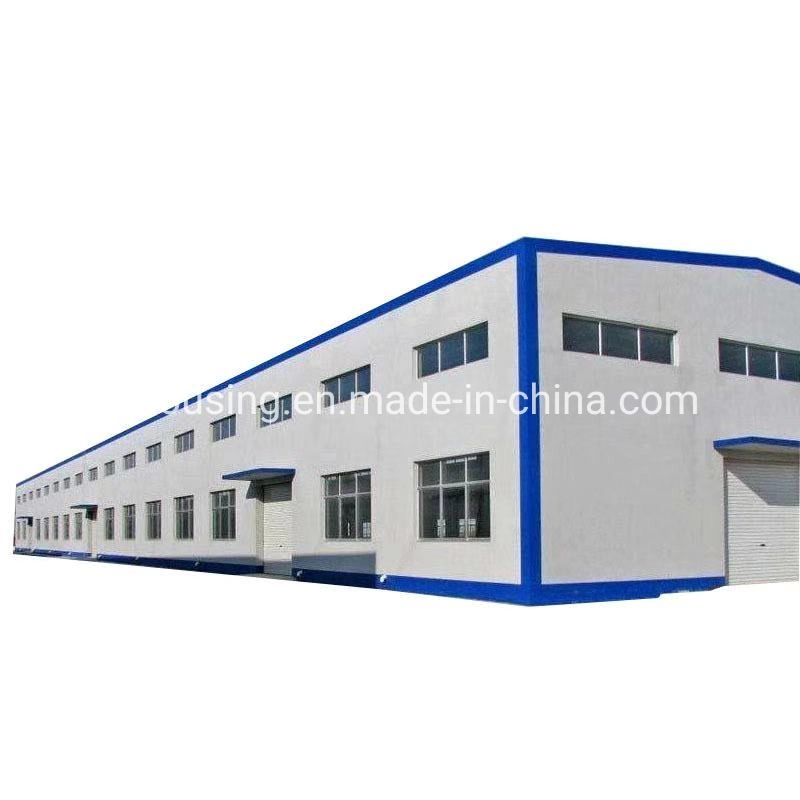 Factory Price Steel Structure Workshop and Prefabricated Steel Structure Building with Rockwool Sandwich Wall Panel