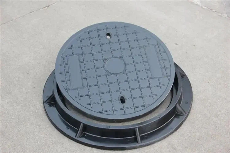 Grey and Black Color Ductile Cast Iron Square and Round Manhole Covers