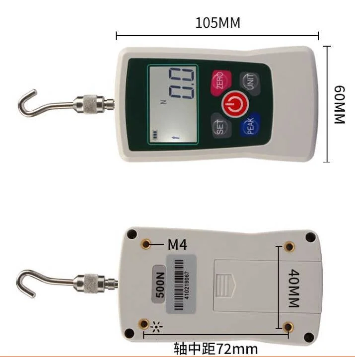 Digital Pull and Push Force Gauges Dynamometer 500n