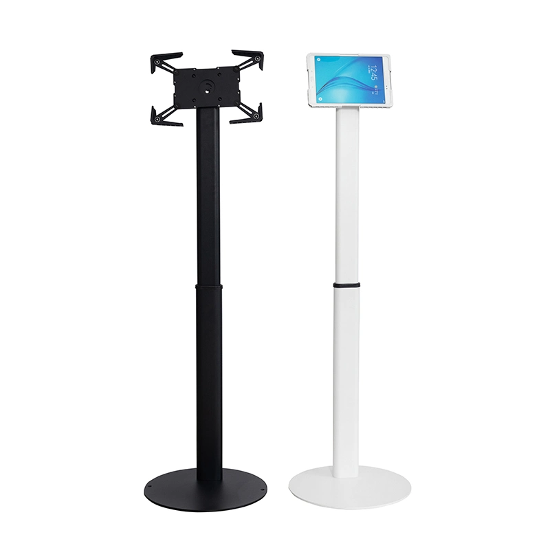 Soporte de suelo para tableta de suelo de kiosco ajustable de altura universal de diseño patentado Para soporte iPad de 7′ -13′