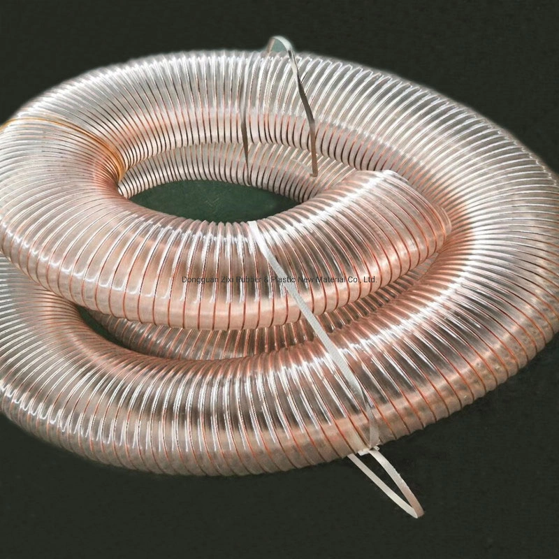 Replace Copper Pipe with Flexible PU Steel Wire Reinforced Vacuum Hose