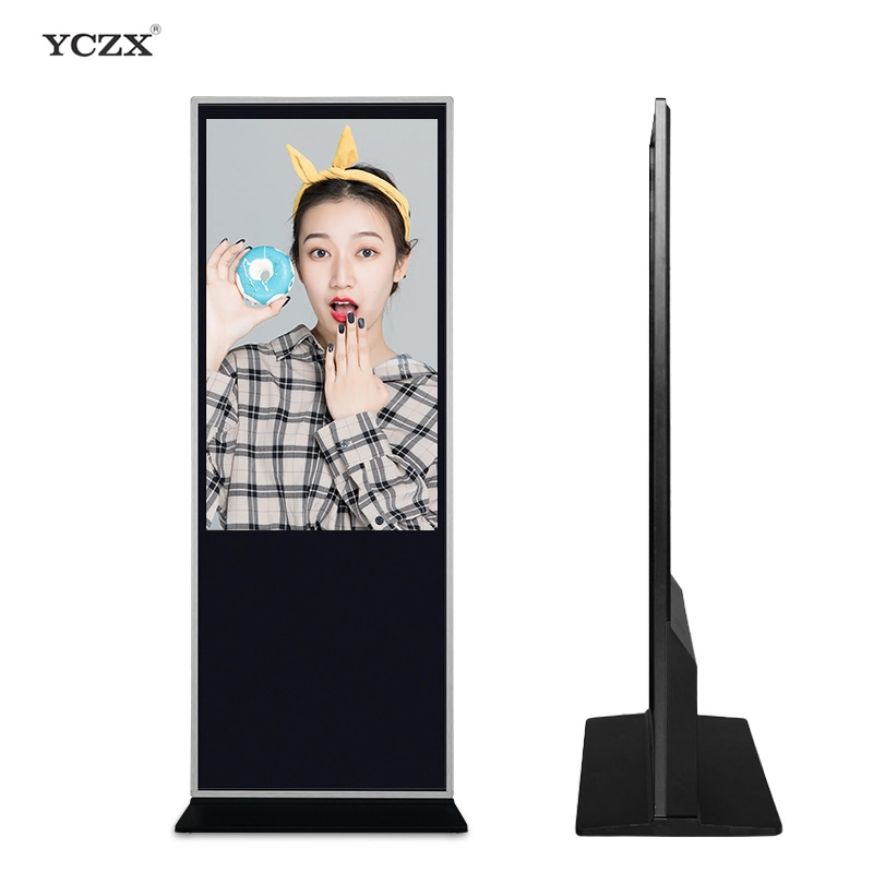 75 Inch Ultra Thin Advertising Digital Signage LCD Kiosk Ad Media Player