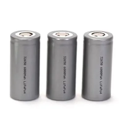 Long Cycle Life 3.2V/3.7V 18650/32650/32700 Lithium Battery 5000mAh/6000mAh/7000mAh Cylindrical Battery with OEM/ODM