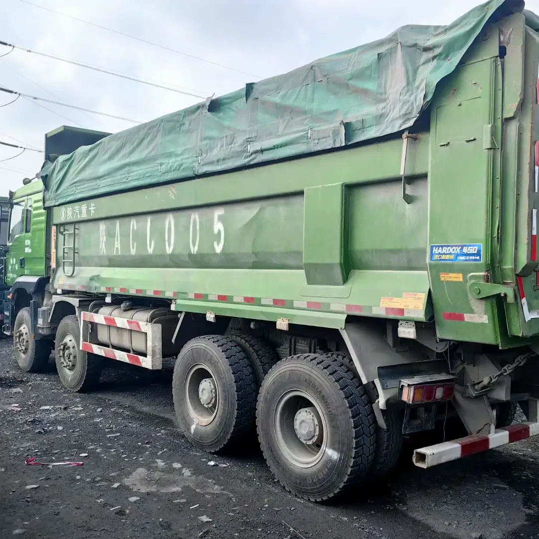 Buen estado Shacman M3000s 40ton utiliza camiones volquete basculante