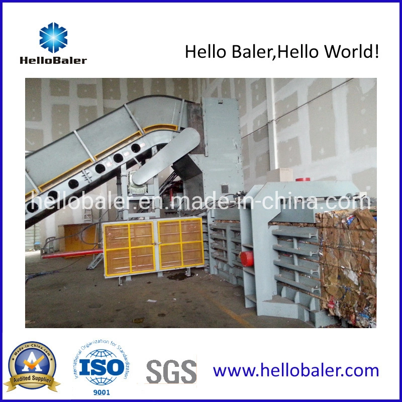 production ability 6-8T/H automatic baler machine for pressing kraft paper occ