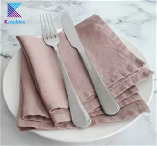 Tecido retangular em poliéster Moda decorativa à prova de água Jacquard Napkin