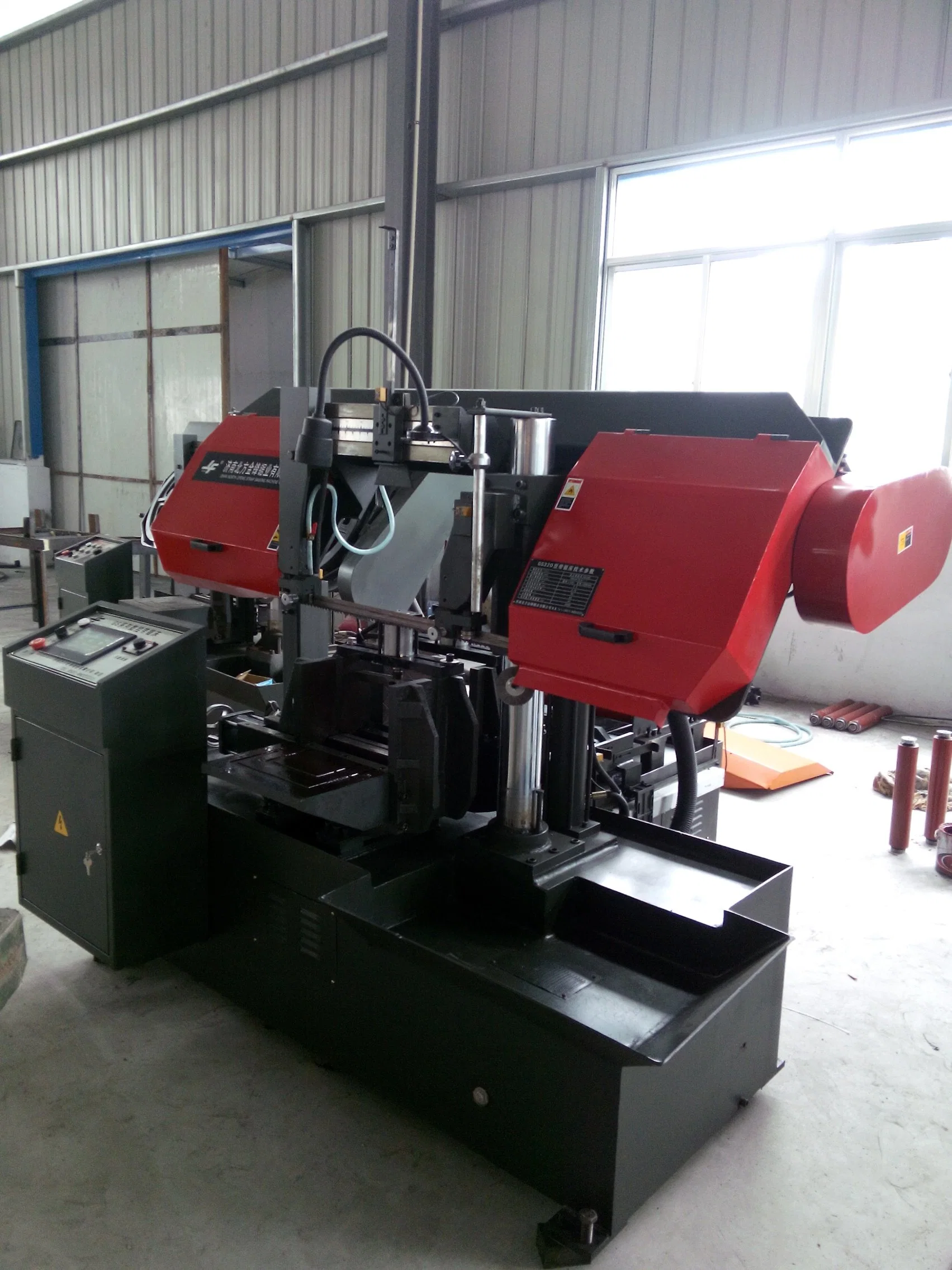 Electric Full Automatic Horizontal Vertical Iron Pipe Beam Steel Metal Cutting Band Saw for Metal