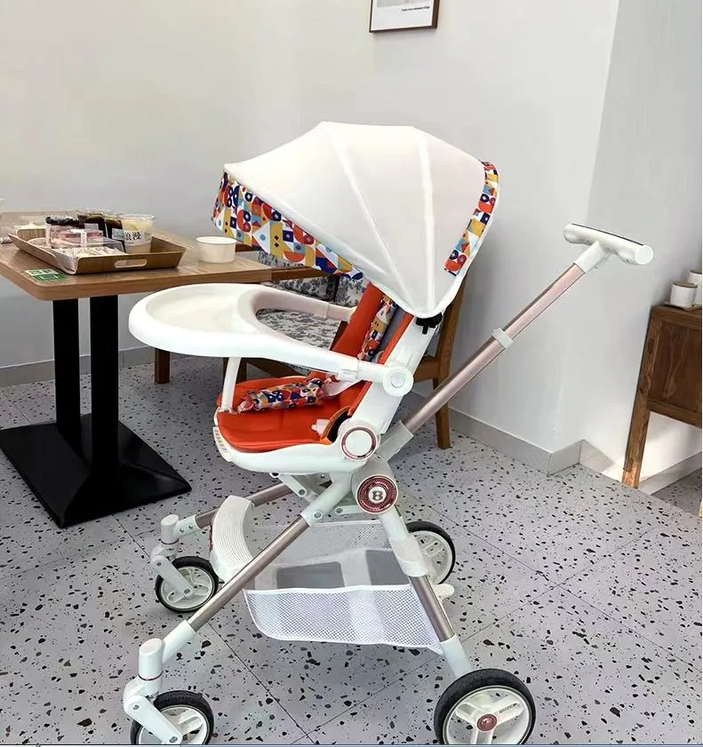 Fashionable Double Stroller and Car Seats Baby/Luxury Baby Mima Pram Stroller Adjustable Wheels Baby Carriage