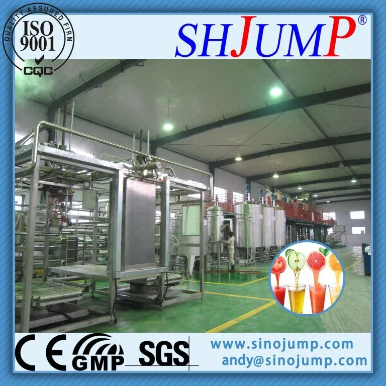 Complete Set Automatic Fruit Juice Processing Line Machine/Fruit Jam Making Machine/Fruit Juice Production Machine/Fruit Processing Machine/Fruit Machinery