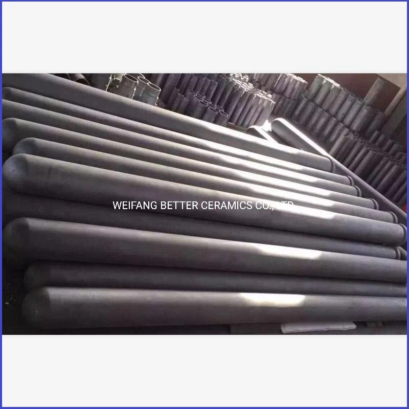 Sisic radiation tube for Metallurgical industrial furnace