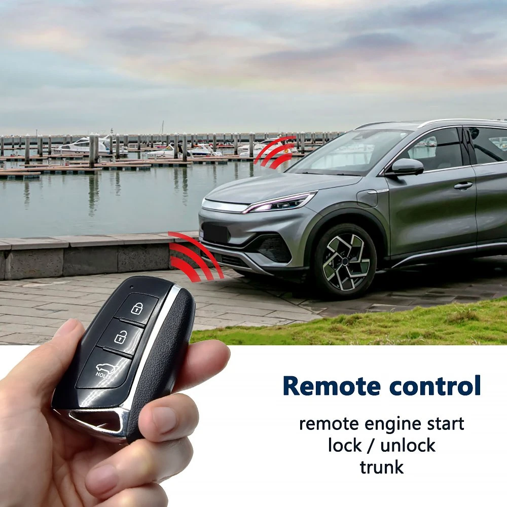 Smart Engine Push Button Start Sop Anti-Theft Remote Control Pke Push to Start Car Alarm Keyless Entry System