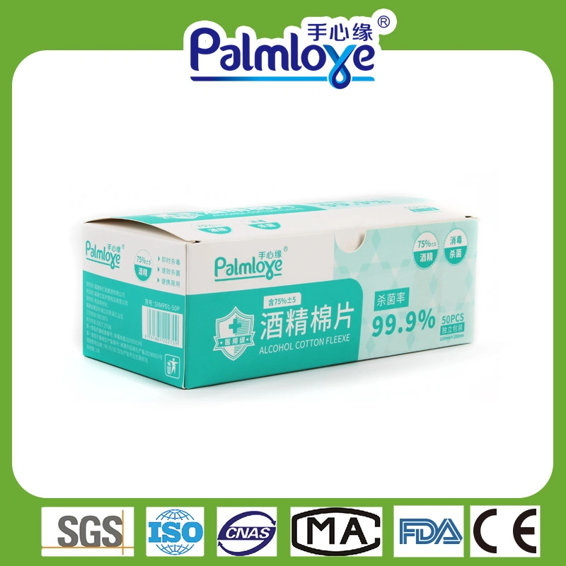 Disposable Surface Disinfection Cleaning 70% Alcohol Pads Lens Wipes