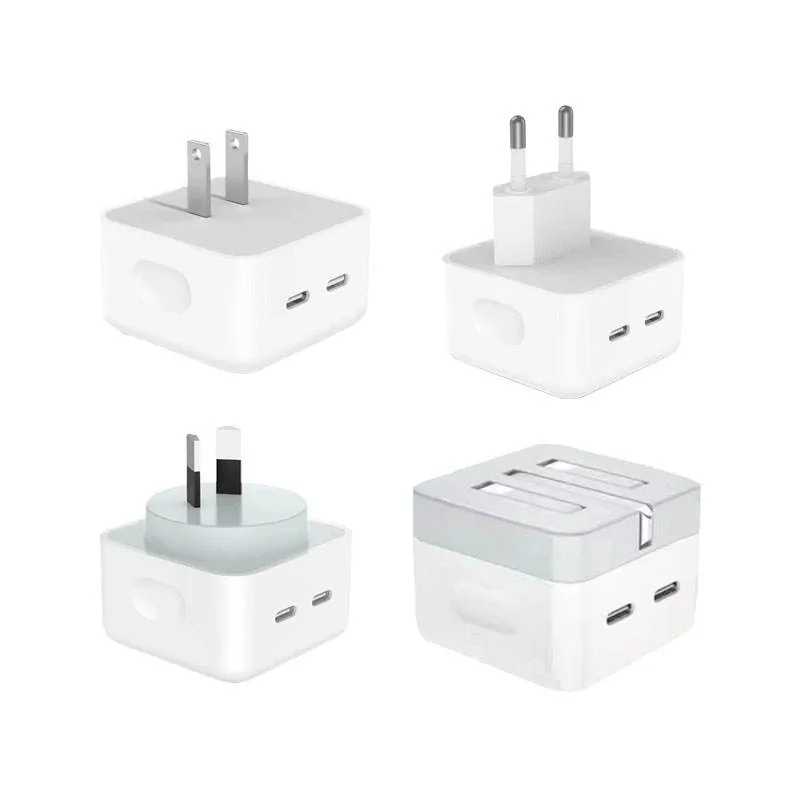 35W Dual USB-C Port Power Adapter for iPhone 40W Dual USB-C Wall Charger