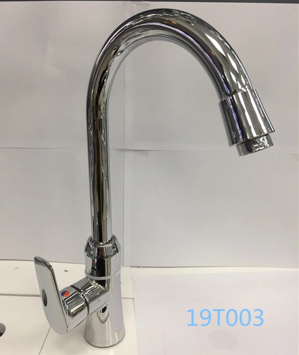 New Design Polished Zinc Body Water Faucet Kitchen Mixer Stand Tap Faucet