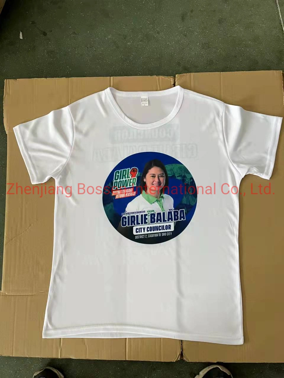 Original Factory Custom Sublimation Print Polyester Promotional Sports Event Running T-Shirts Campaign Election T Shirts