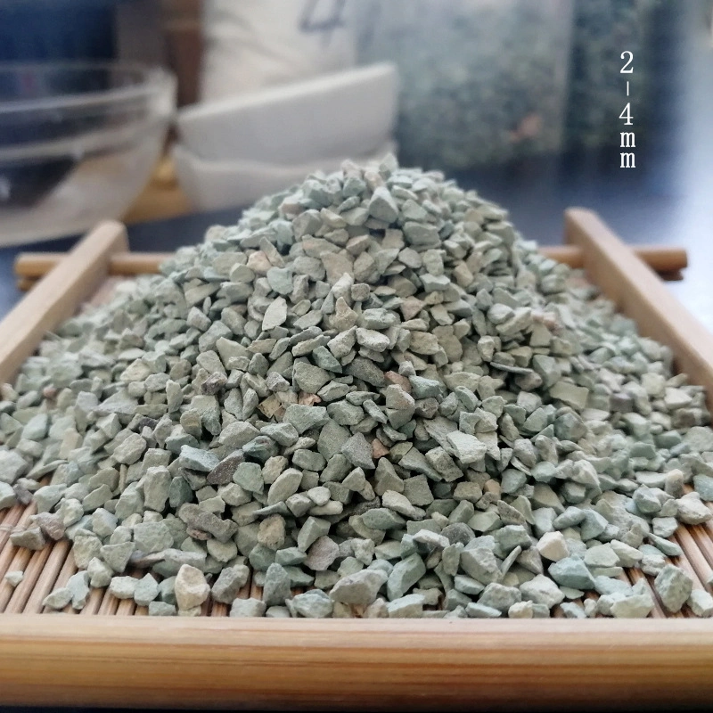 2-4mm Zeolite Stone Natural Green Clinoptilolite Zeolite for Water Treatment