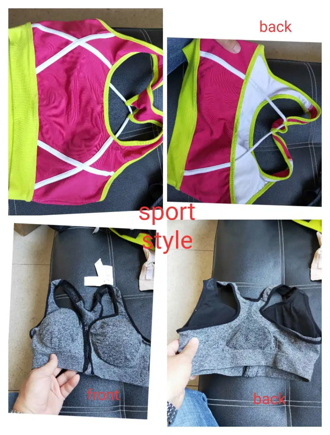 Used Clothing Women Sexy Fashion Seamless Custom Sports Bra Used Clothes