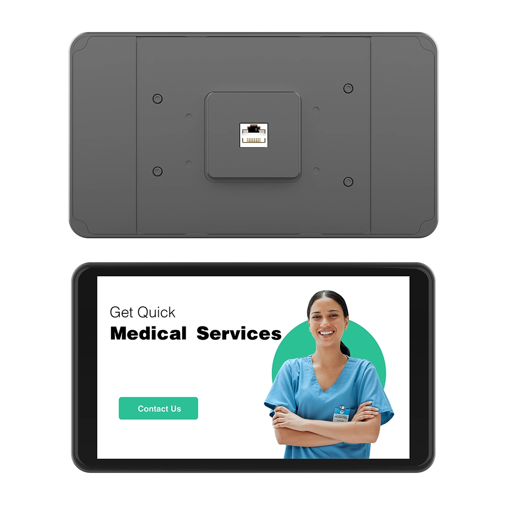Tablette PC de soins de santé ODM Tablette personnalisée RJ45 Tablette médicale Android pour poste infirmier.