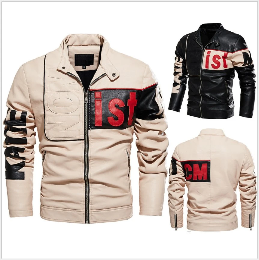 OEM Men's Jacket Motorcycle Clothing Men's Leather Jacket Clothing Customization