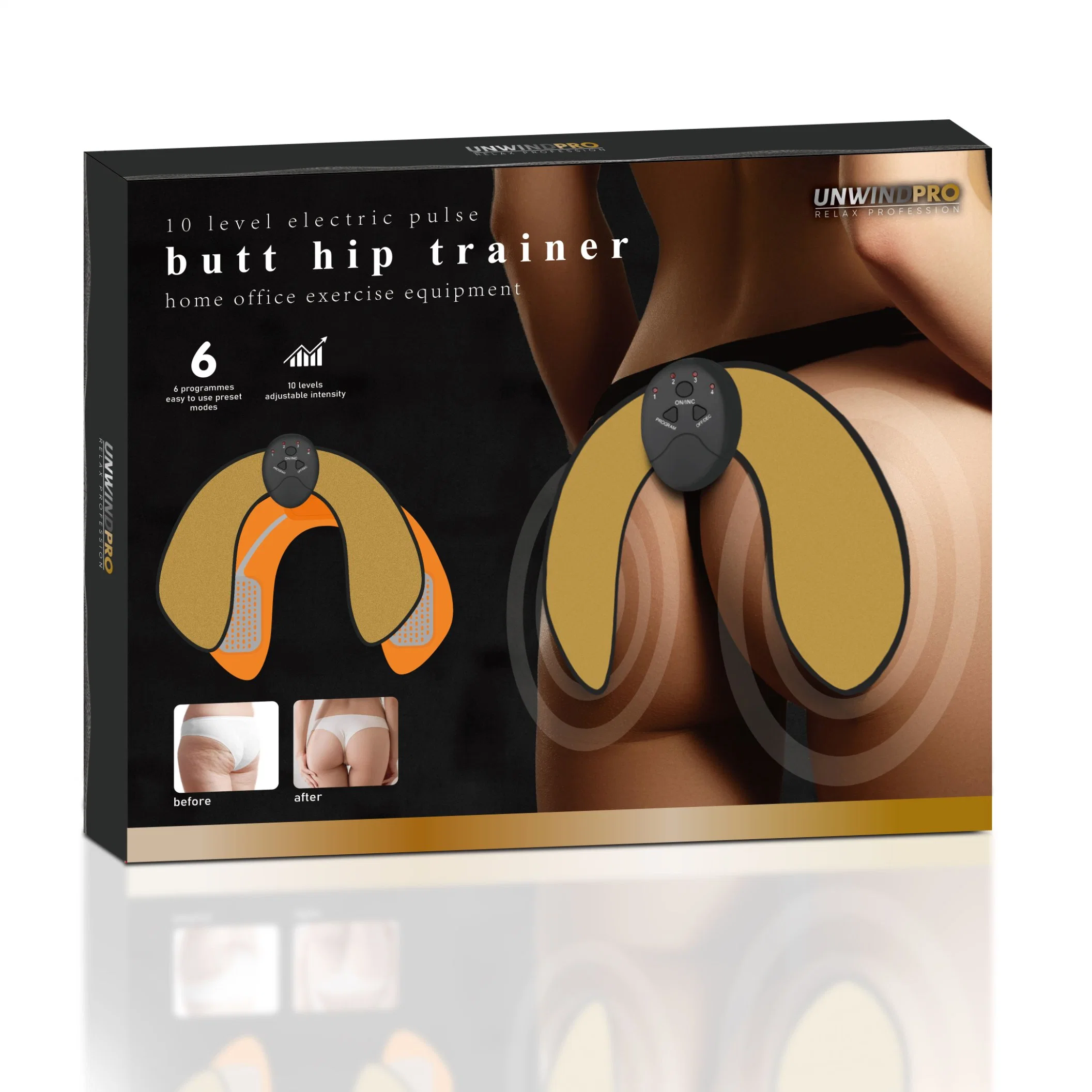 Kingworth Trainer Electric Butt Lift Body Sculpting Massage Machine Butt Massager