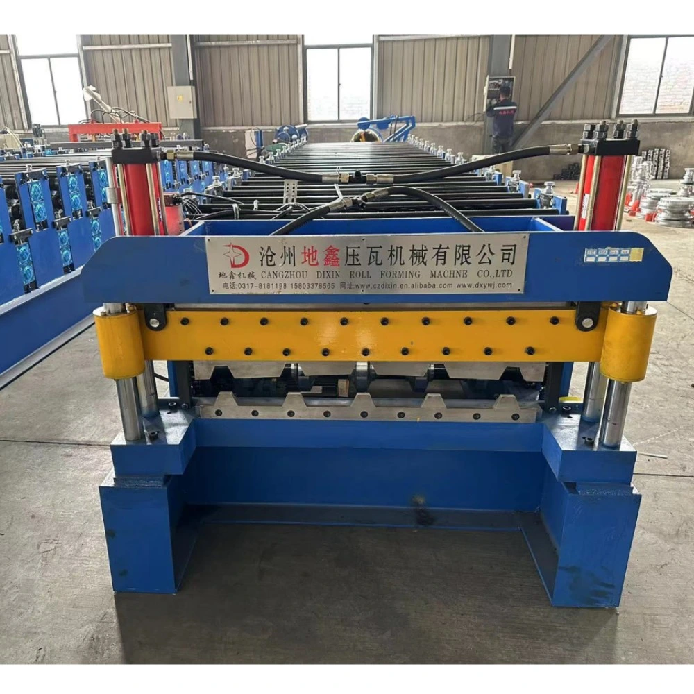 Ibr Trapezoidal Galvanized Roofing Sheet Roll Forming Machine From Botou Factory