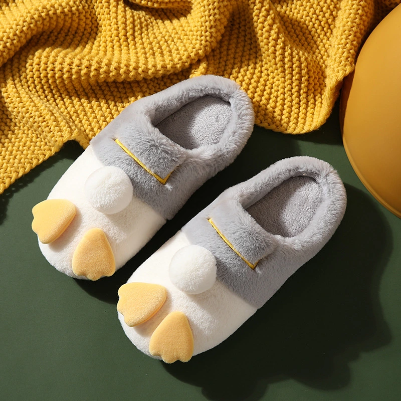 2020 New Style Cute Cartoon Plush Warm Slipper for Winter Use