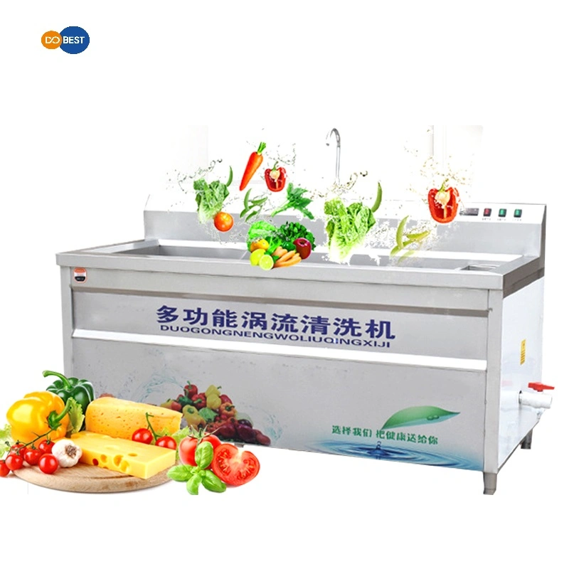 Hot Sales Mini Type Vegetable and Fruit Washing Machine Wash Vegetables Machine Manufacturer/Ozone Bubble Washer