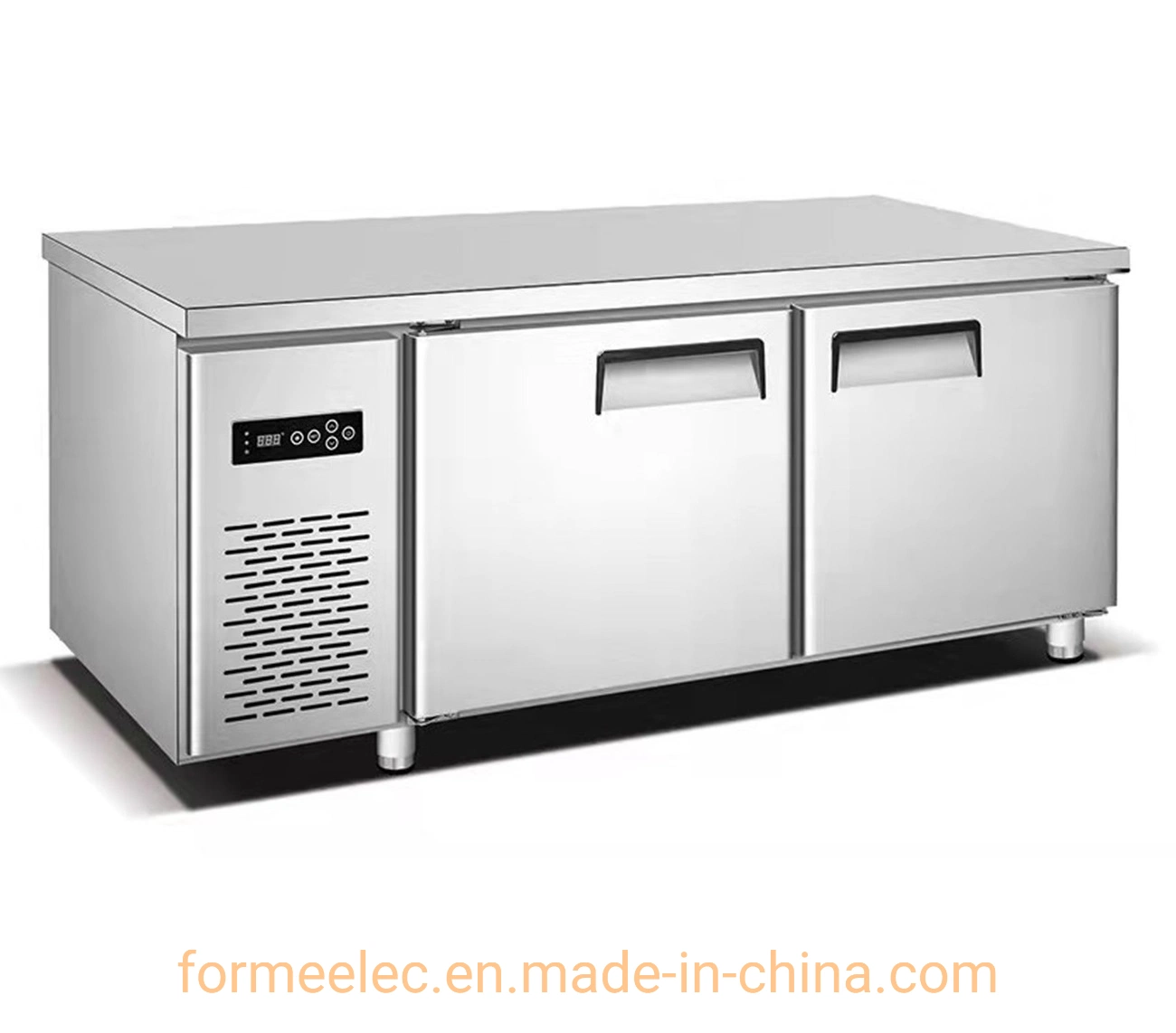 100cm to 202cm Refrigerator Salad Bar Cabinet Pizza Refrigerator 1/4 Gn Pans 1/3 Pizza Fridge Salad Fridge