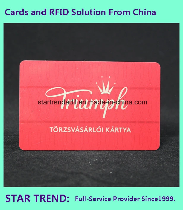 Carte de plastique TK4100 IC carte RFID pour le club
