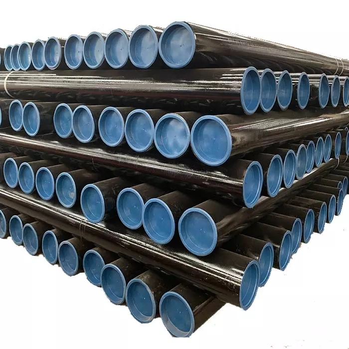 API L245, L360, A53, J55, N80, X42, X46 Gas and Oil Tube Ms Round Low Carbon Pipe Black Iron Used for Petroleum Pipeline Seamless Steel Pipe