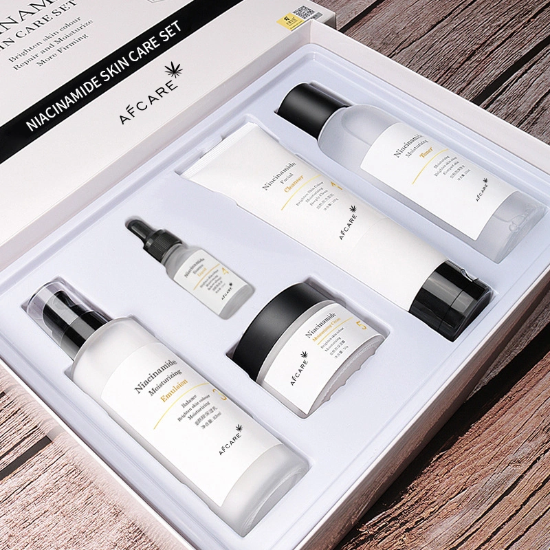 Private Label OEM Moisturizing Anti Wrinkle Anti Aging Niacinamide Whitening Cream Skin Care Set