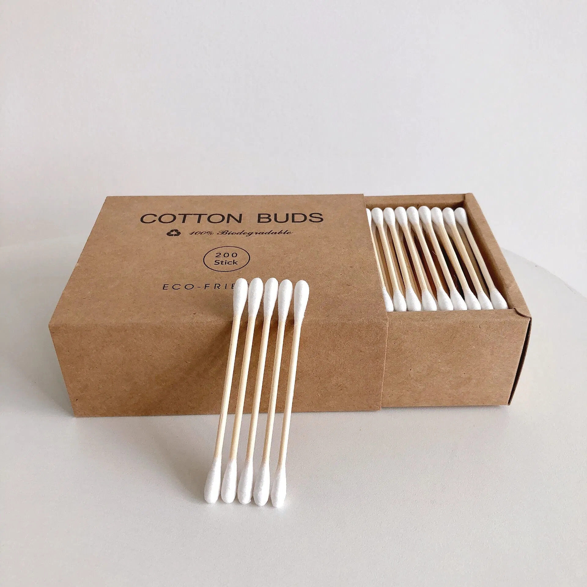 Eco Friendly Bamboo Cotton Buds 200units Pack