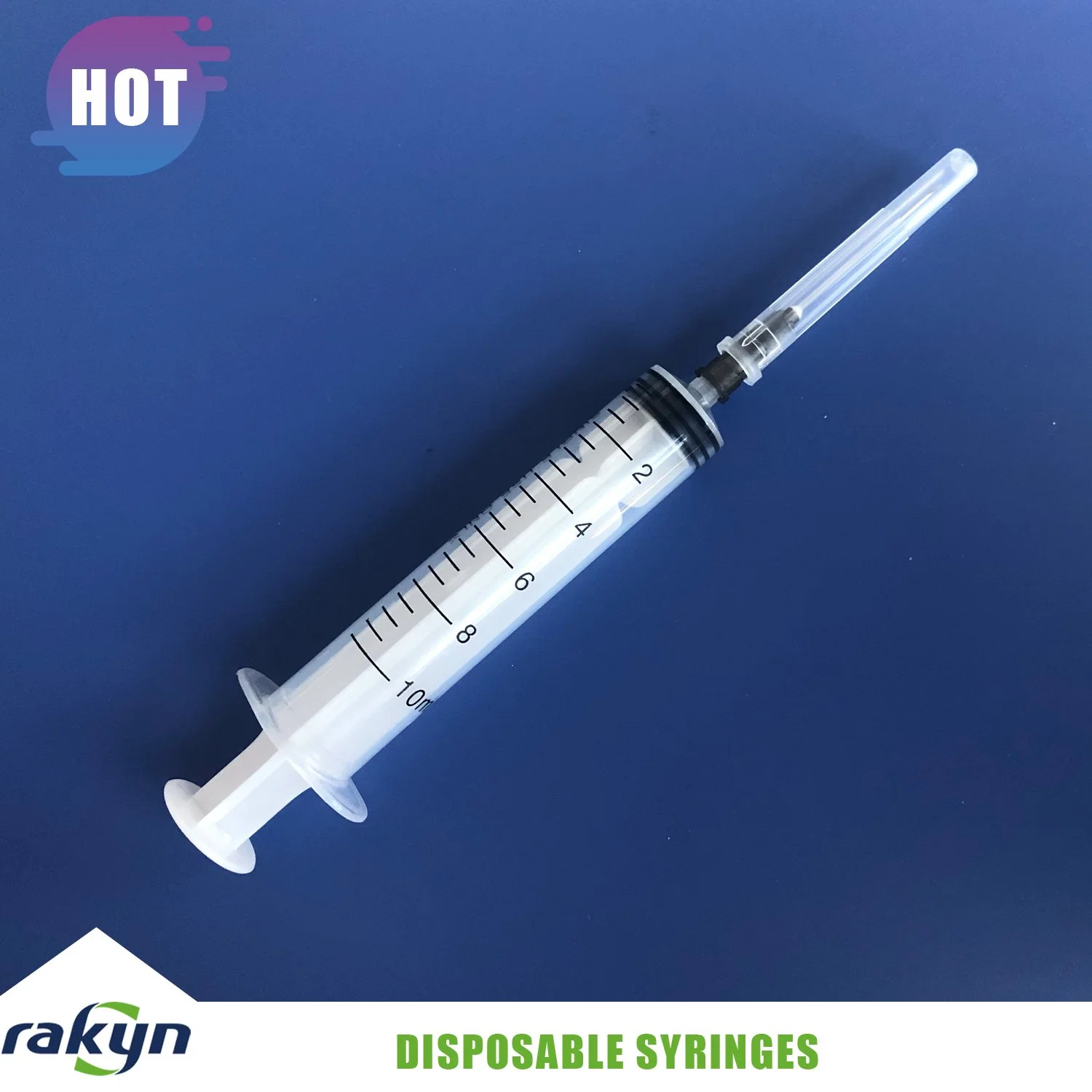 Medical Products of Disposable Plastic Vaccine Syringes with Needles Luer Slip 10cc 10ml