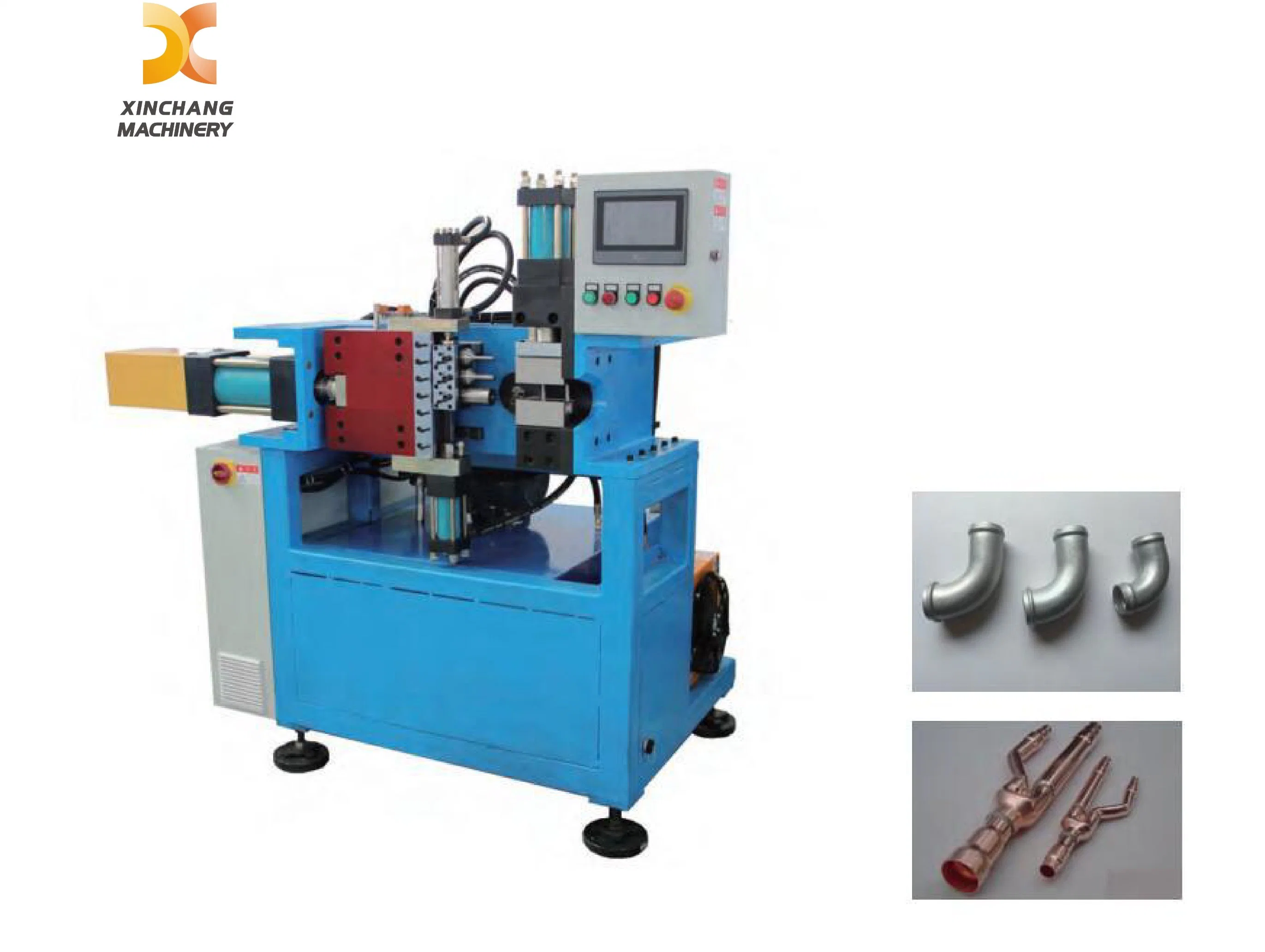 GSK CNC Integrated Tube End Process Forming Machine with Decoiling and Bending